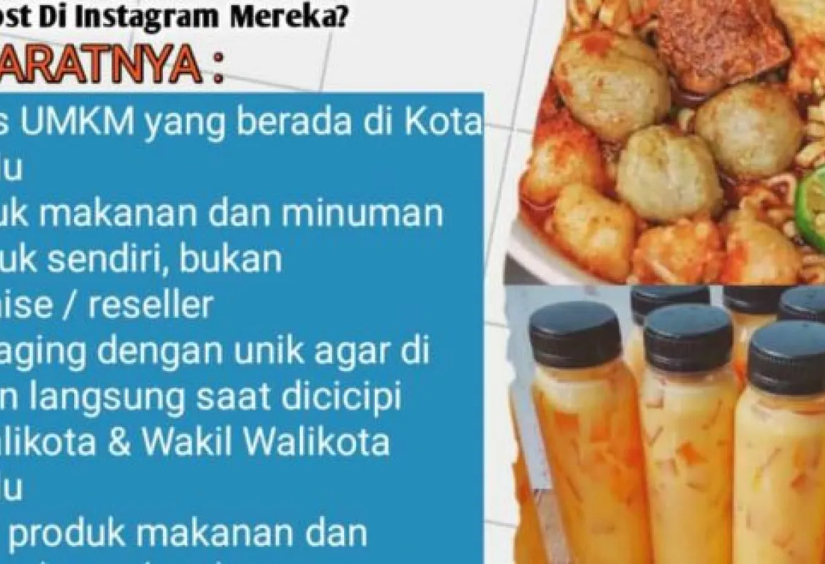 Walikota akan Cicip dan Promosikan Produk Kuliner UMKM