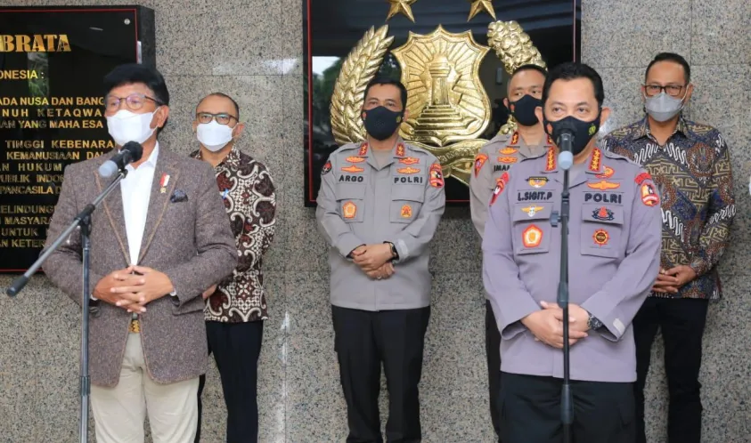 Kapolri dan Kemkominfo