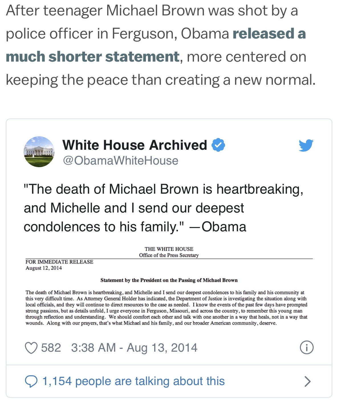 Barack Obama Nyatakan New Normal Untuk Warga Kulit Hitam AS