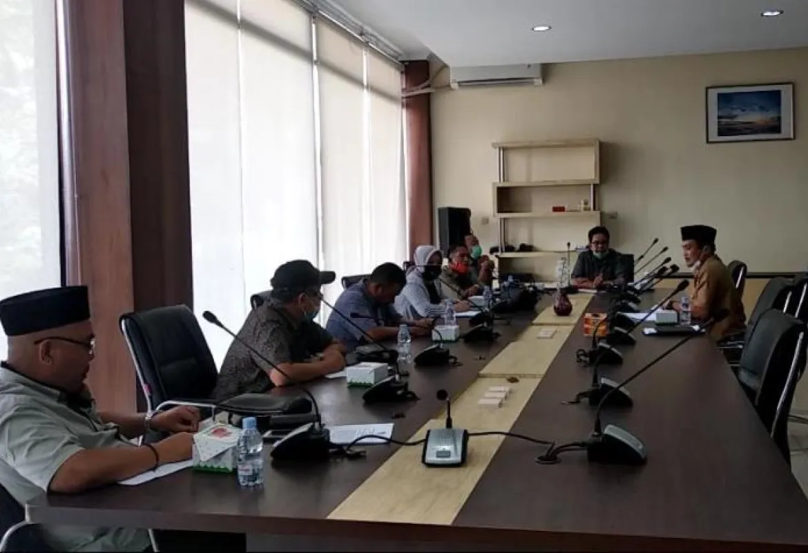 Komisi IV DPRD Provinsi Bengkulu hearing dengan Gugus Tugas Penanganan Covid-19
