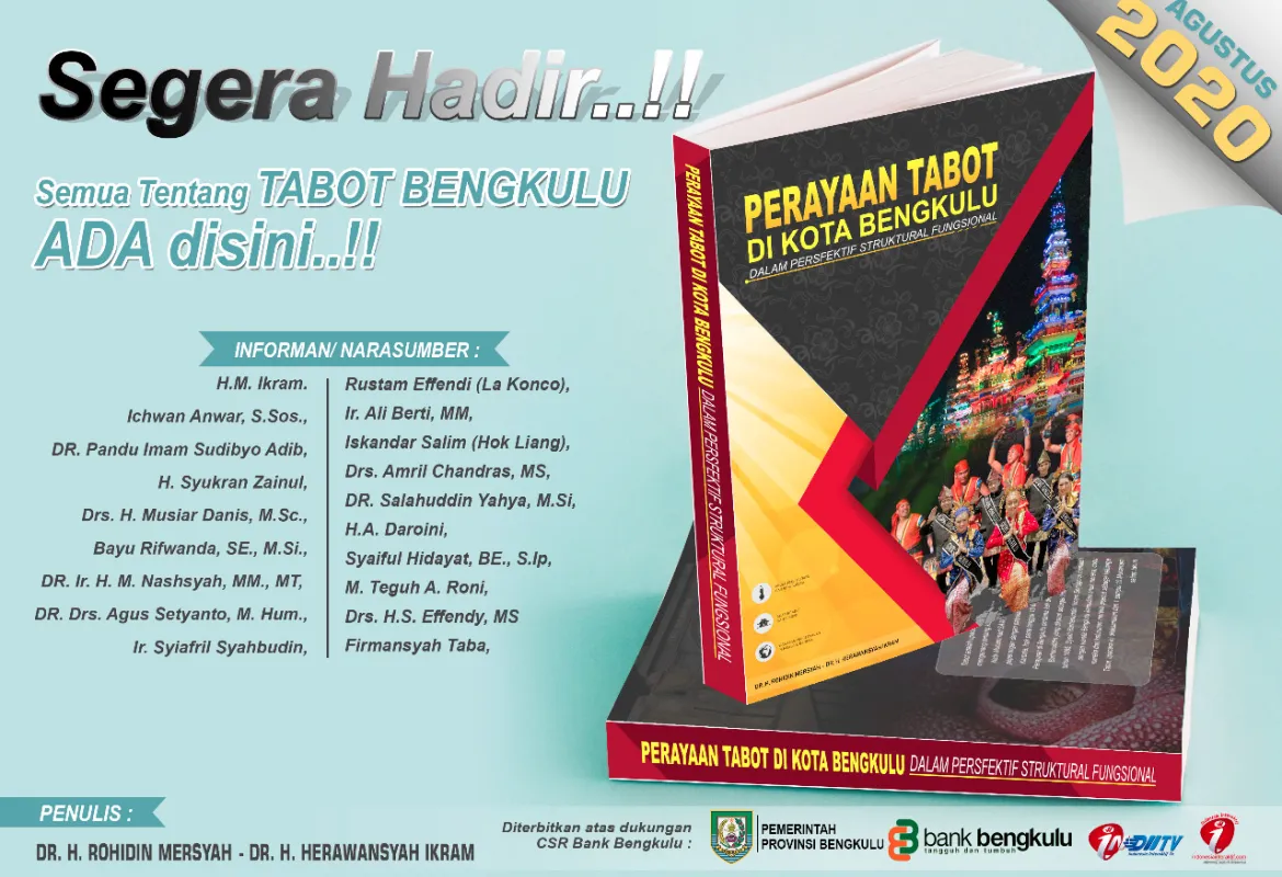 Buku Perayaan Tabot Rohidin Mersyah - Herawansyah Ikram dapat respon yang luar biasa dari Pemerintah Iran