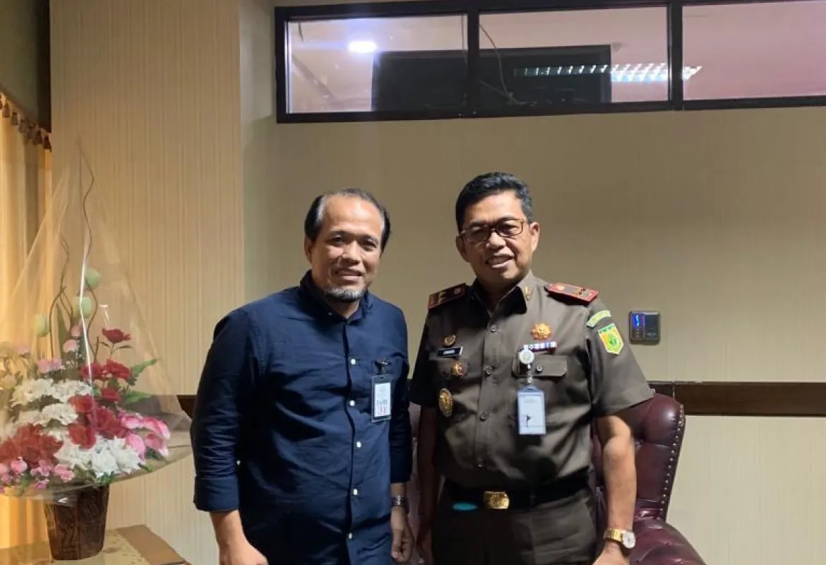 Herawansyah Ikram bersama Sunarta, Jaksa Agung Muda Intelijen Kejaksaan Agung RI