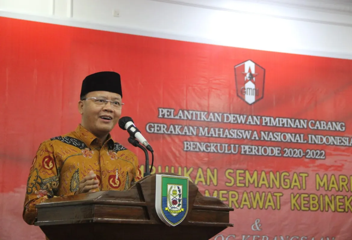 Rohidin Mersyah : Keberadaan Organisasi Kemahasiswaan dan Kepemudaan Menjadi Penyeimbang Kinerja Pemerintah