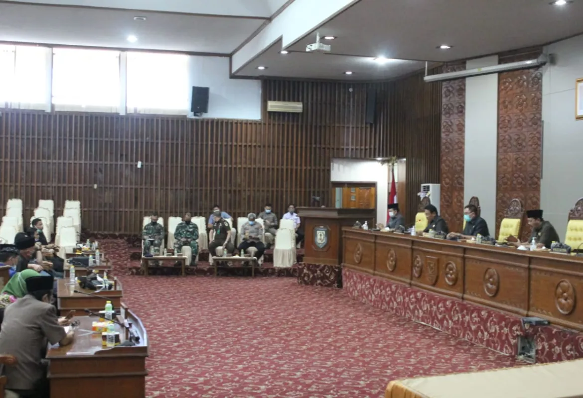 Penyampaian Nota Penjelasan Gubernur Bengkulu atas Usulan Raperda Adaptasi Kebiasaan Baru dalam Pencegahan Covid-19