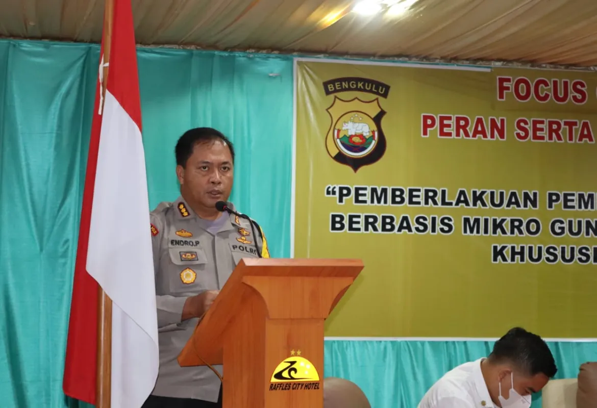 Pembukaan FGD, Dir Binmas Polda Bengkulu Tegaskan Perlu Adanya Kesadaran Bersama Cegah Covid-19