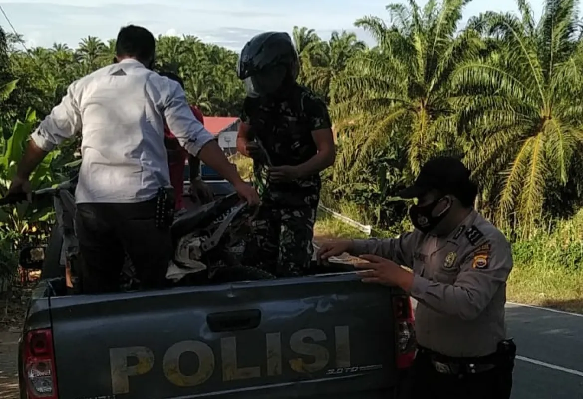 Barang Bukti Motor Laka