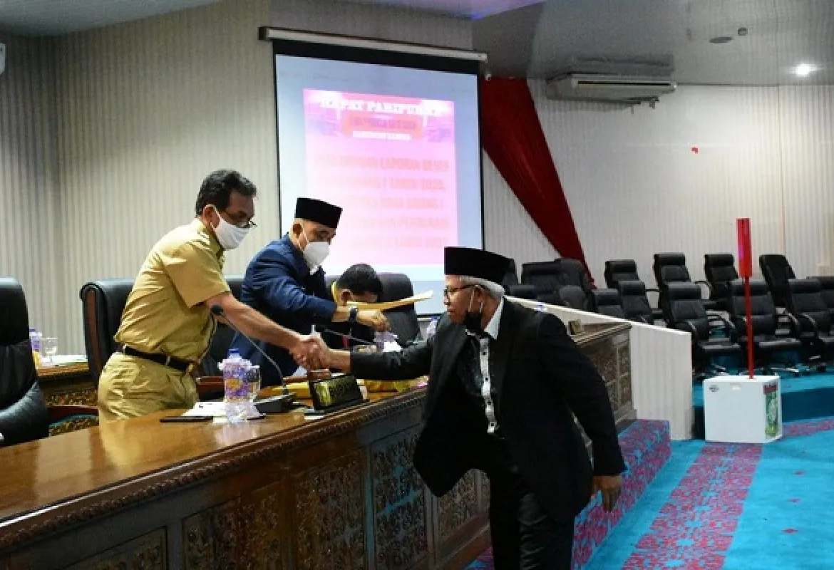 DPRD Kabupaten Kampar Gelar Rapat Paripurna Agenda Penyampaian Hasil Reses Anggota DPRD Pertama Tahun 2020