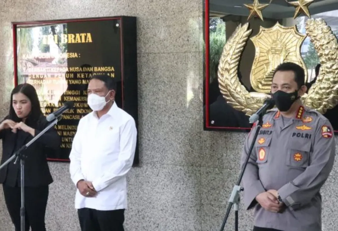 Kapolri, Listyo Sigit Prabowo dan Menpora