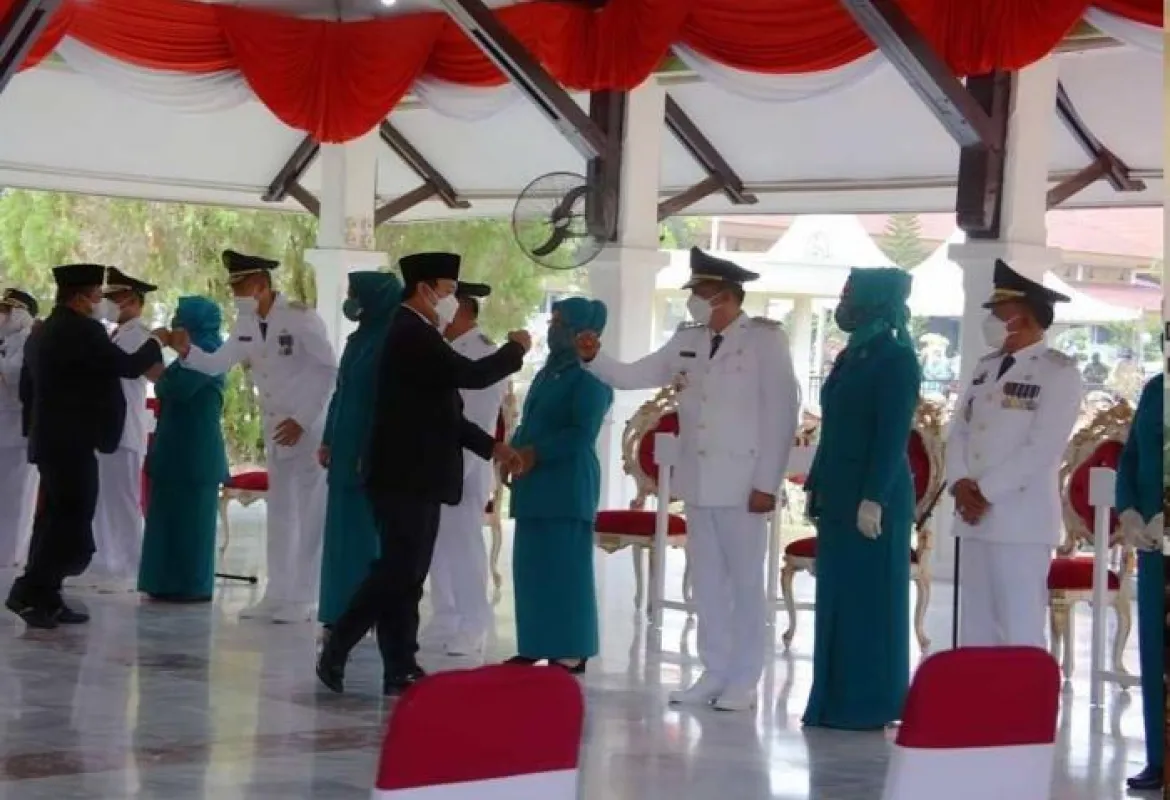 Acara Pengambilan Sumpah Jabatan dan Pelantikan Bupati Dihadiri Oleh Pimpinan DPRD Provinsi Riau 