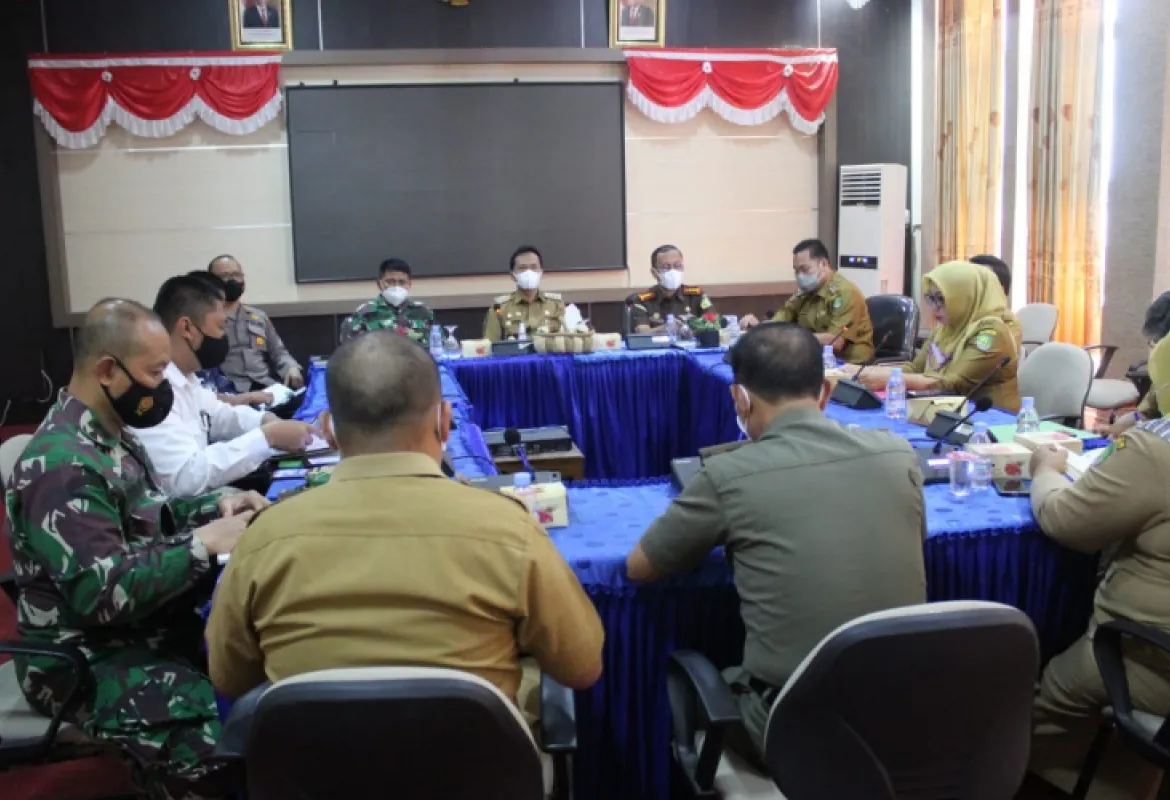Bupati Benteng Pimpin Rapat bersama Wakil Bupati dan Forkopimda