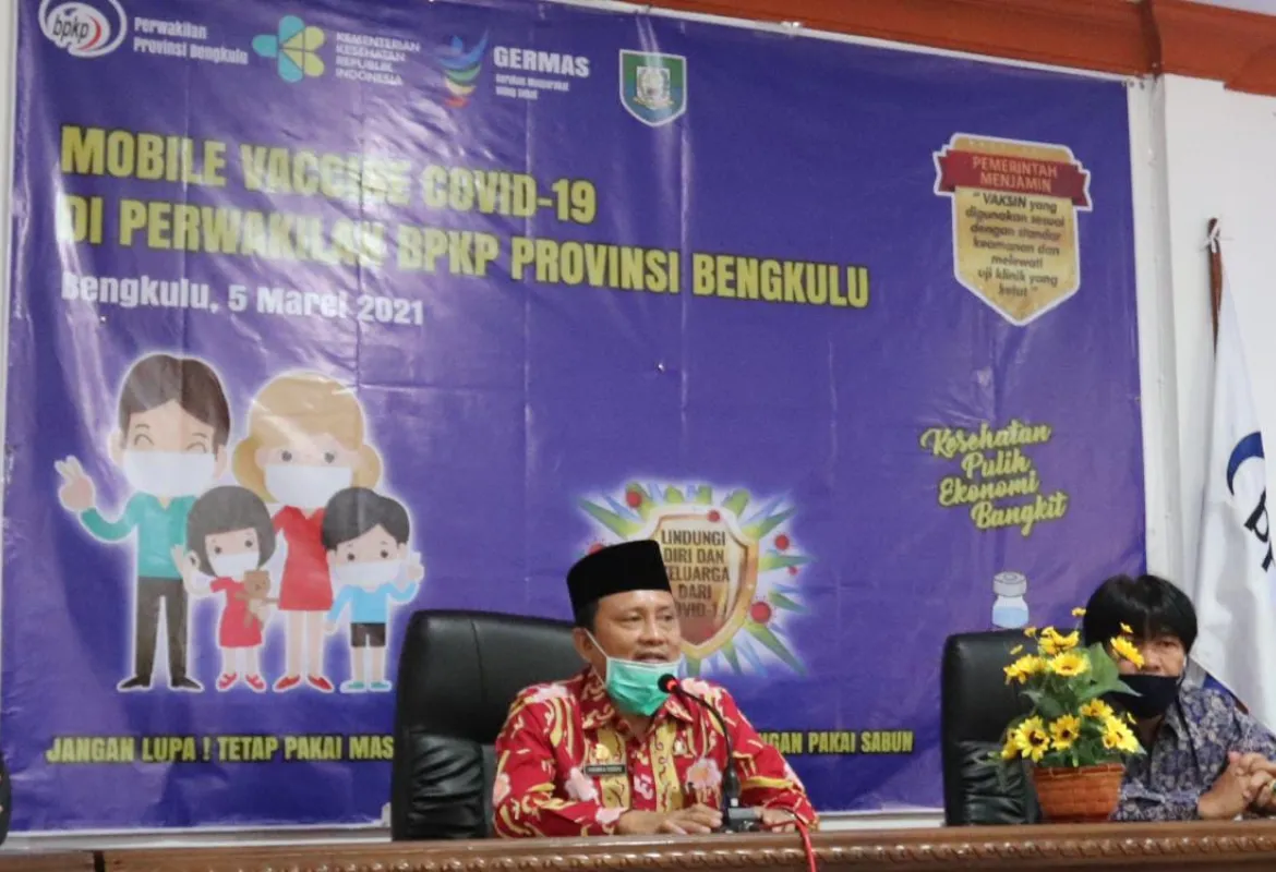 Sekda Bengkulu: Vaksin Instrumen Terakhir Putus Penyebaran Covid-19