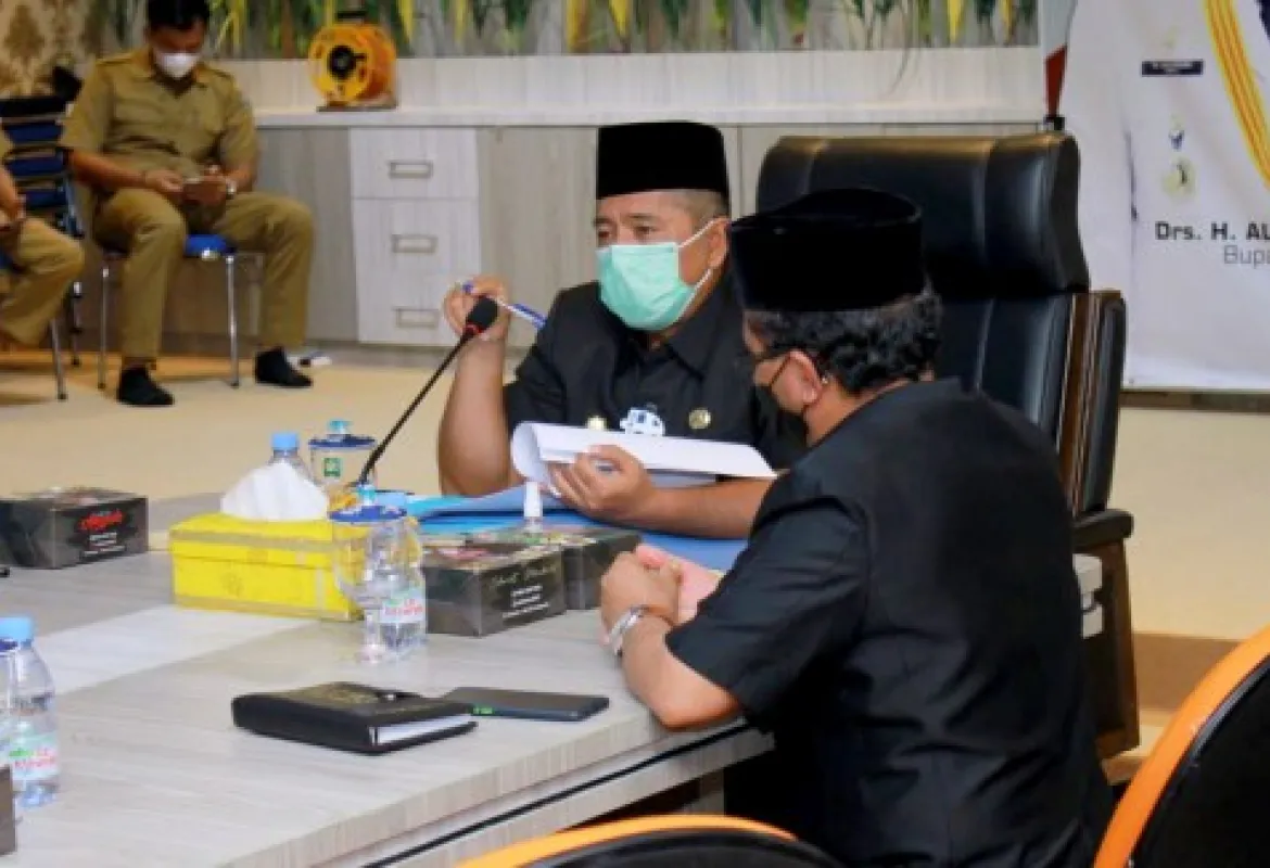 Bupati Siak sampaikan Laporan Keterangan LKPj Kepala Daerah Tahun 2020 pada Rapat Paripurna