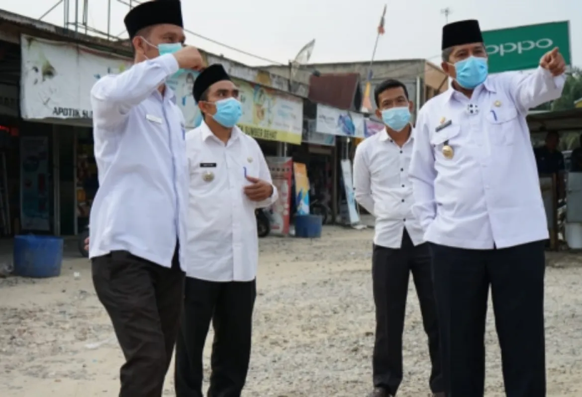 Pemkab Siak Usulkan Pembangunan Pelebaran Jalan Lintas Lubuk Dalam ke Kementerian PUPR