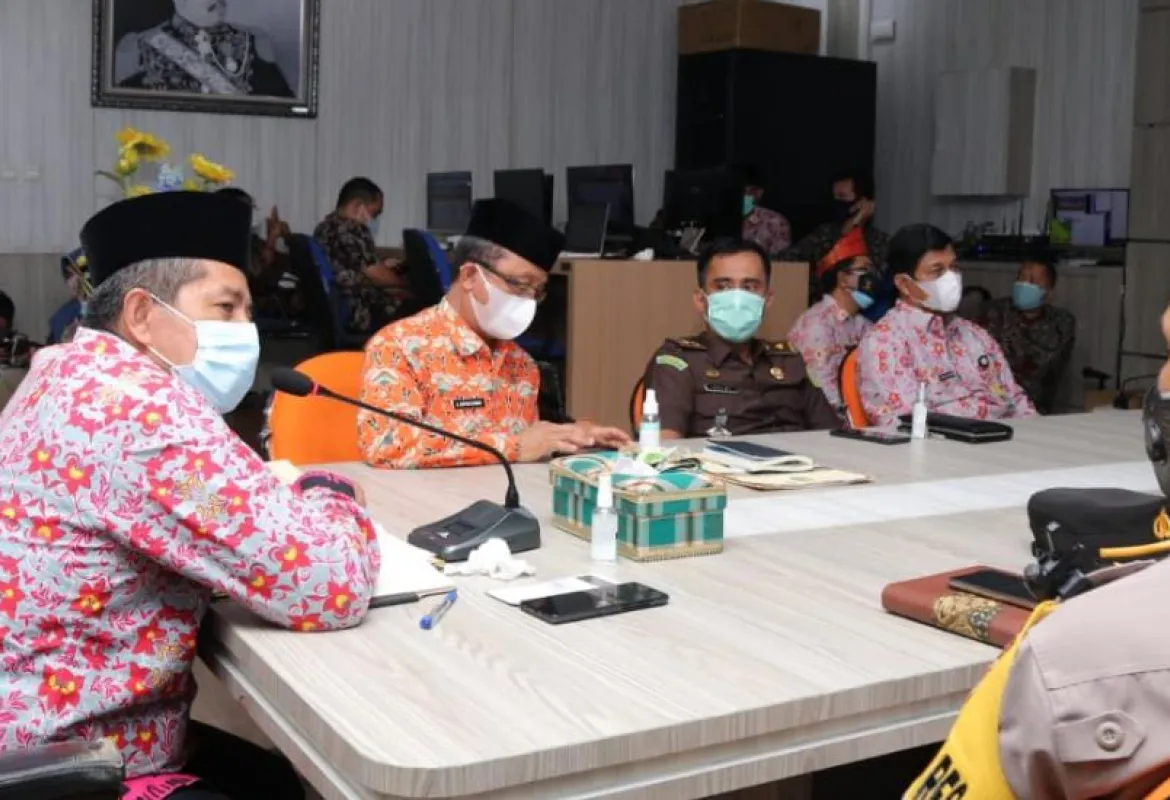 Pemerintah Kabupaten Siak Gelar Rakor Penanggulangan Penyebaran Covid-19