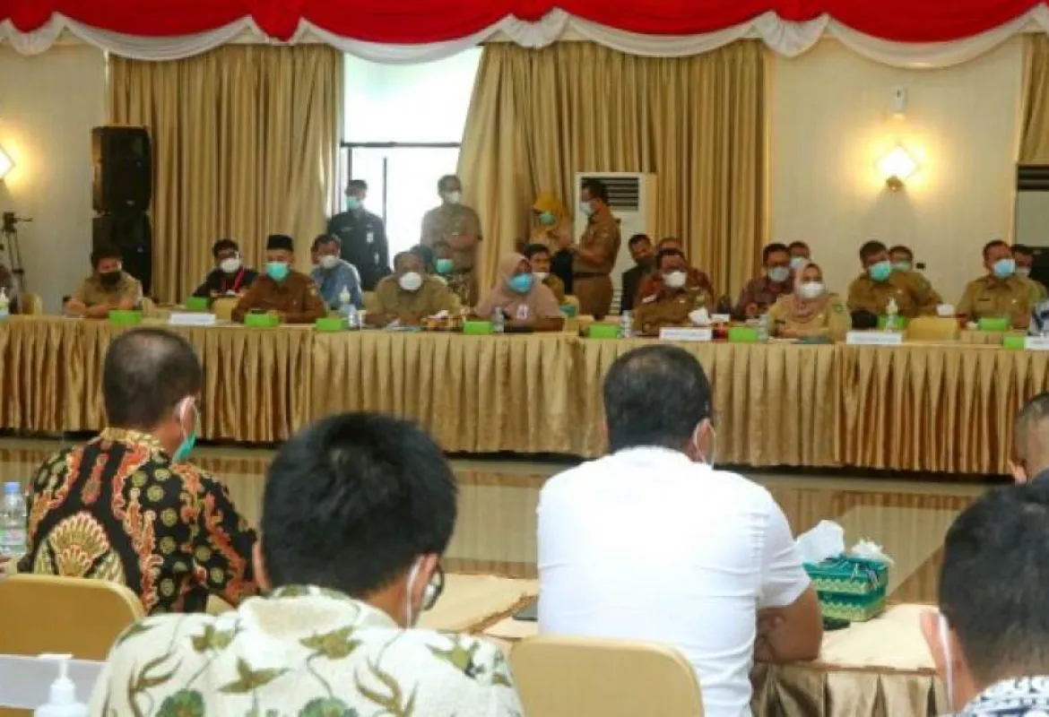 Bupati Alfedri Hadiri Rapat Koordinasi Alih Kelola Blok Rokan Dari Perusahaan PT Chevron Kepada PT. Pertamina Hulu Rokan