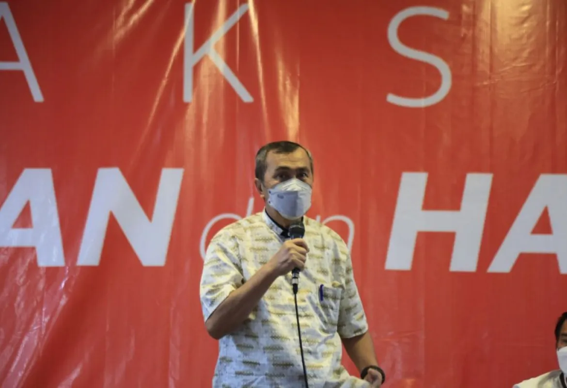 Gubernur Riau Syamsuar Tinjau Pelaksanaan Vaksinasi COVID-19 Untuk Ulama