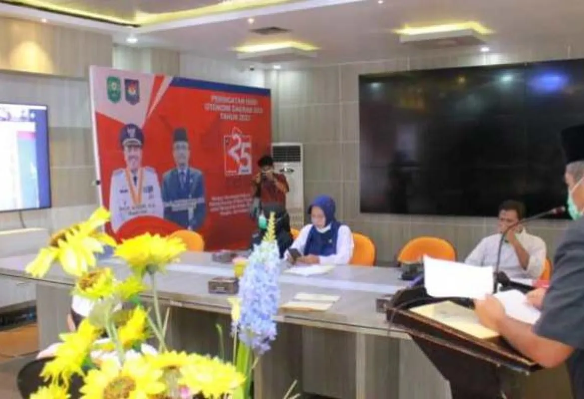 Bupati Siak Ikuti Rapat Paripurna Pandangan Umum Fraksi DPRD