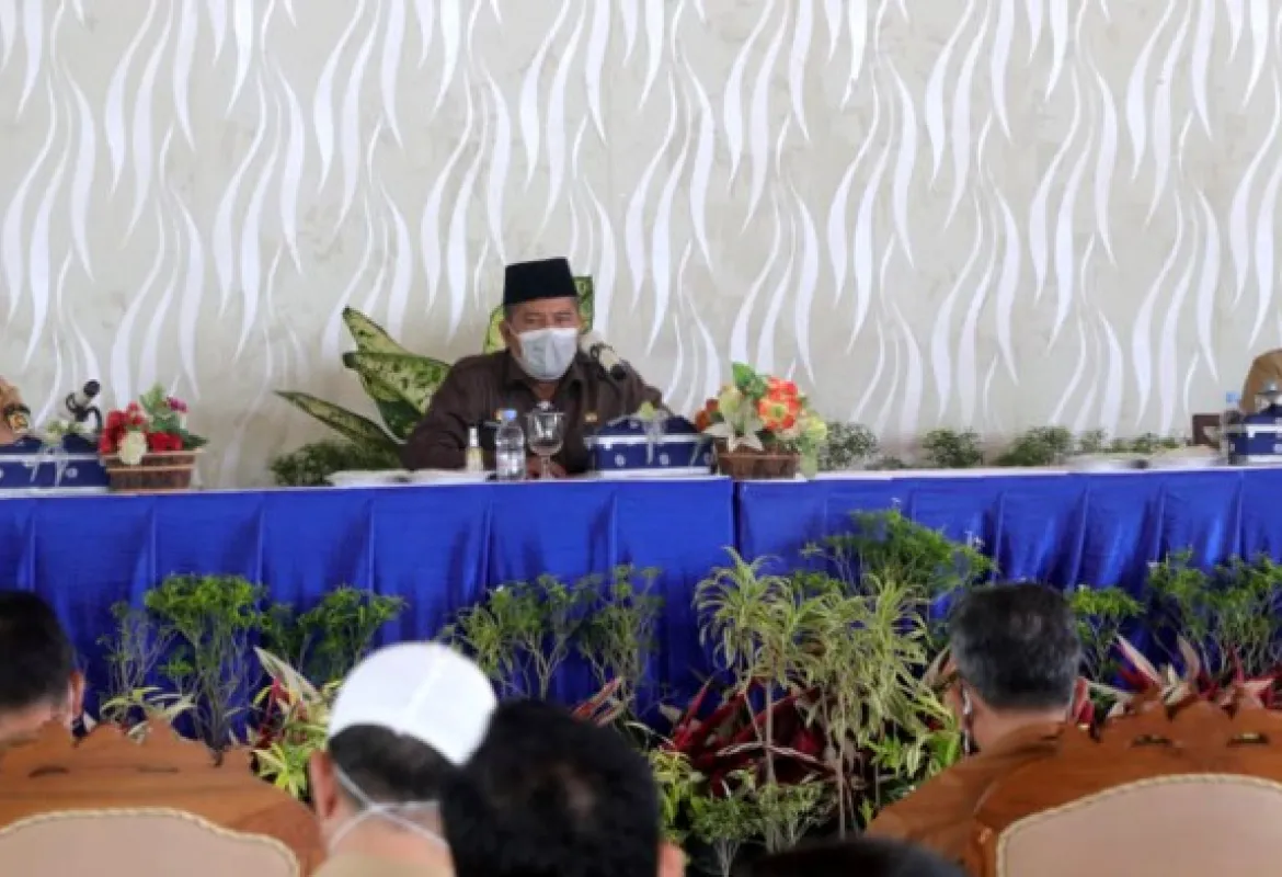 Bupati dan Wakil Bupati Gelar rapat Bersama Kepala OPD dan Camat Se-Kabupaten Siak