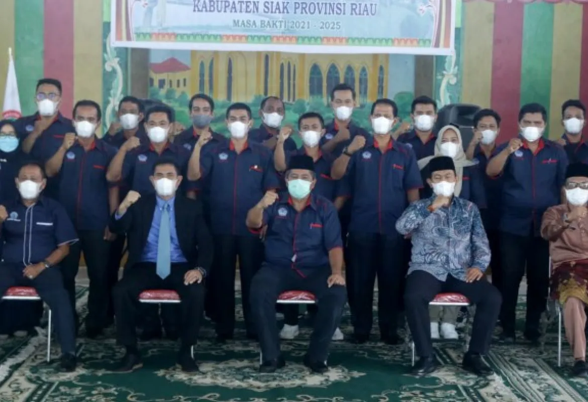 Bupati Siak Alfedri Hadiri Pelantikan Pengurus Ikatan Sarjana Olahraga Indonesia