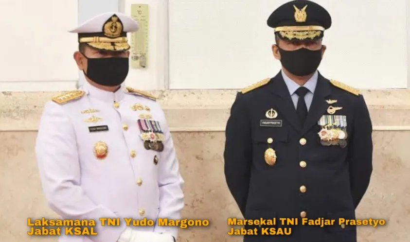 Persiden Joko Widodo lantik KSAL dan KSAU baru