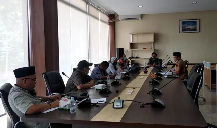 Komisi IV DPRD Provinsi Bengkulu hearing dengan Gugus Tugas Penanganan Covid-19