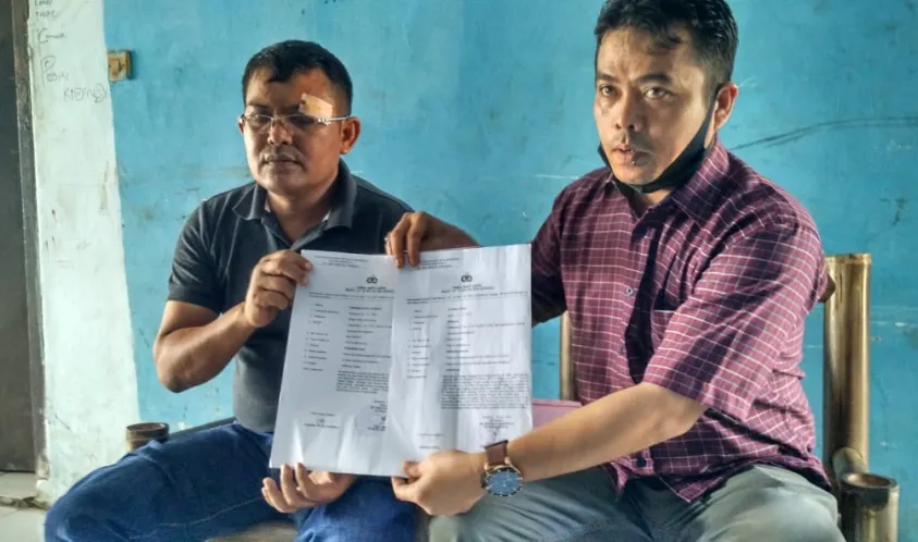 Oknum Perwira Polisi Polda Bengkulu Diduga Keroyok Warga di Polsek Gading Cempaka