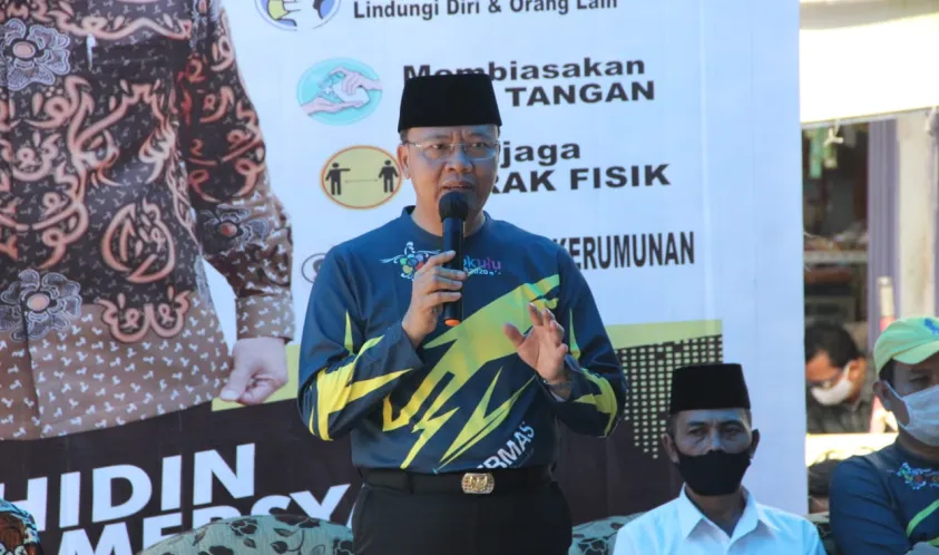 Rohidin Mersyah Sosialisasikan Disiplin Protokol Kesehatan, Upaya Memutus Penyebaran Covid-19.