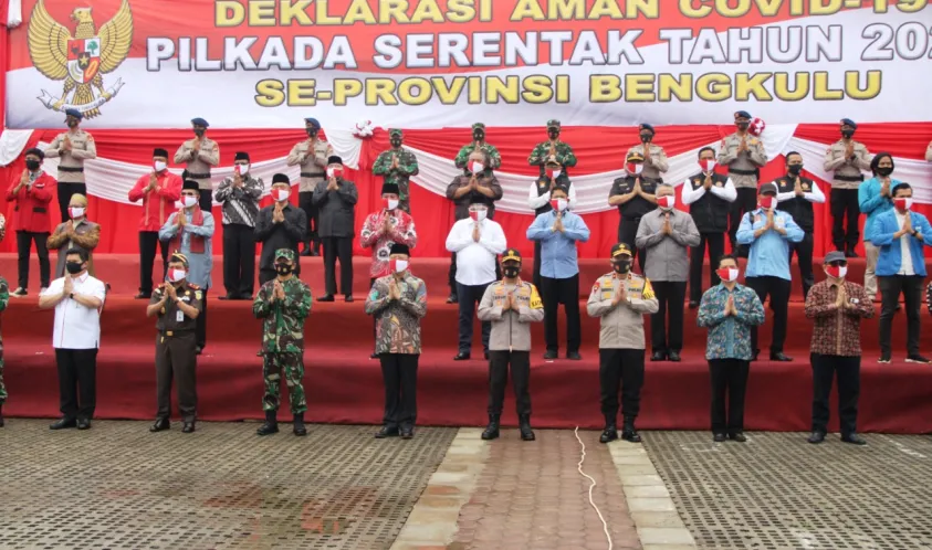 Gubernur Bengkulu : Pilkada Aman Covid-19 Tanggungjawab Kita Bersama