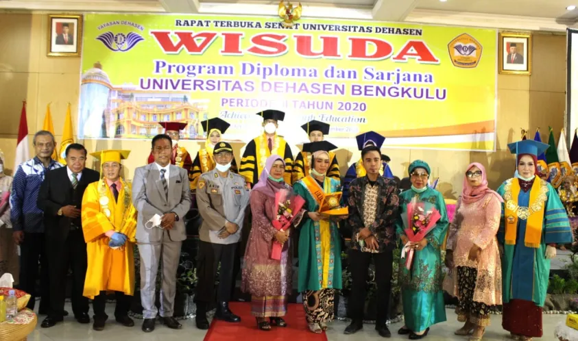 Wisuda Universitas Dehasen Bengkulu (UNIVED) Periode III Tahun 2020, Wagub Dedy: Saatnya Dunia Digenggam oleh Generasi Muda