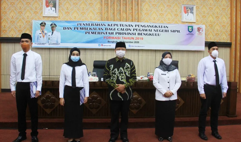 Gubernur Rohidin Mersyah Beri Motivasi CPNS Provinsi Bengkulu
