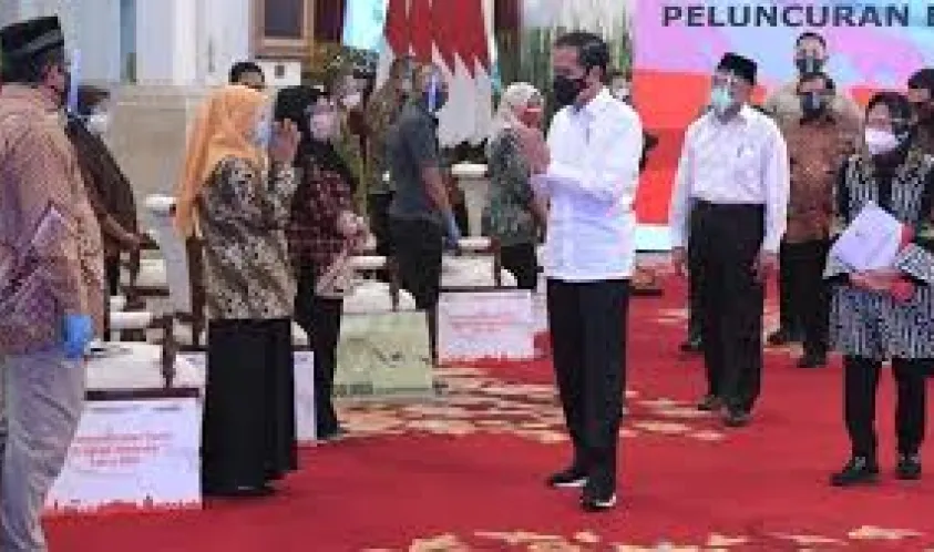 Jokowi Luncurkan Program Bantuan Tunai 2021