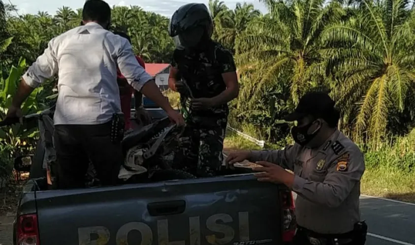 Barang Bukti Motor Laka