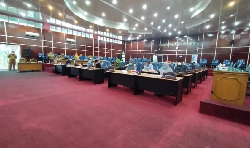 DPRD Kota Bengkulu Gelar Rapat Paripurna Intern Agenda Penyampaian Propemperda