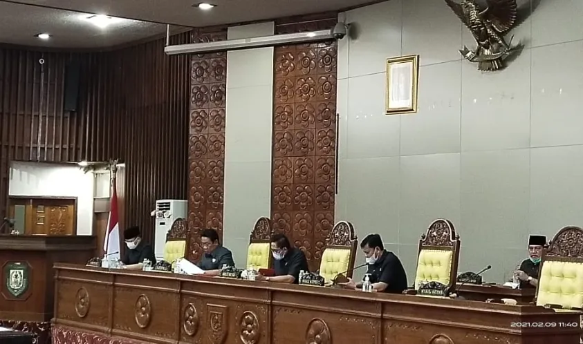 Umumkan Berakhirnya Masa Jabatan Gubernur dan Wagub, DPRD Provinsi Bengkulu Gelar Rapat Paripurna