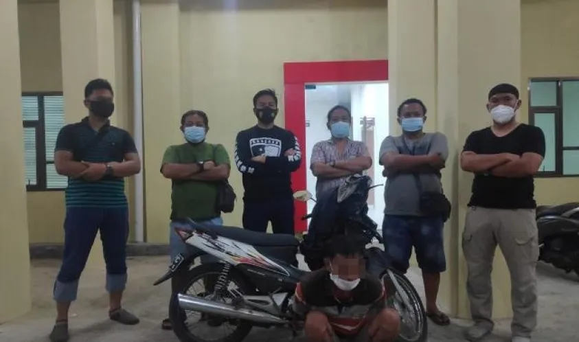 Warga Teluk Segara Ditangkap Polisi Lantaran Gelapkan Sepeda Motor