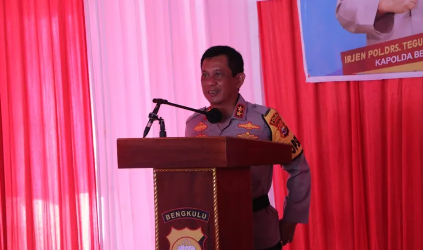 Kapolda Bengkulu, Irjen Pol. Drs Teguh Sarwono, M.Si