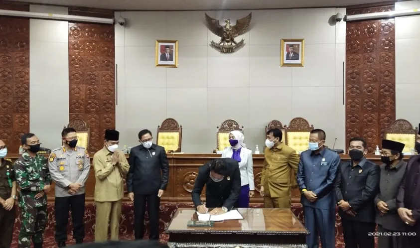 DPRD Provinsi Gelar Rapat Paripurna Agenda Pengumuman Pengesahan Pasangan Gubernur dan Wagub Terpilih