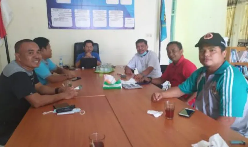 Silaturahmi ke PWI, Wabup Haidir Ajak Majukan Mukomuko