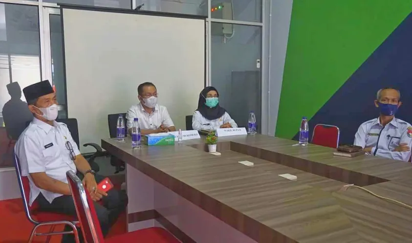 Secara Virtual, Bupati dan Wabup Mukomuko Hadiri Rakornas Penangulangan Bencana