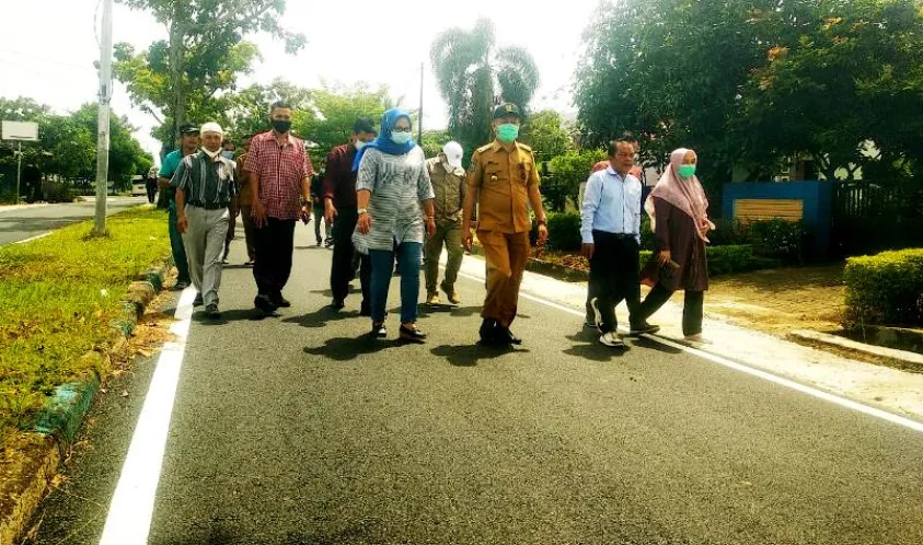 Sidak Jalan, Anggota Dewan Beri Apresiasi Untuk Kepala Dinas PUPR Kota Bengkulu