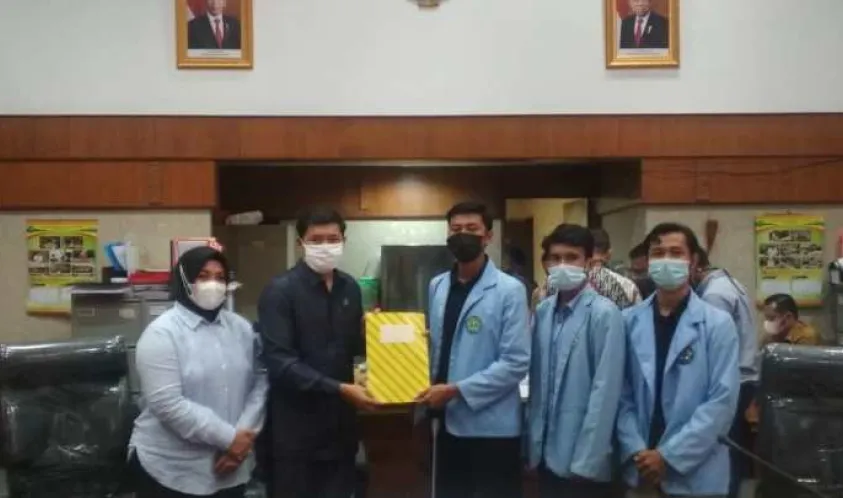 Nyatakan Sikap Tolak Impor Beras, BEM UNRI Datangi DPRD Provinsi Riau