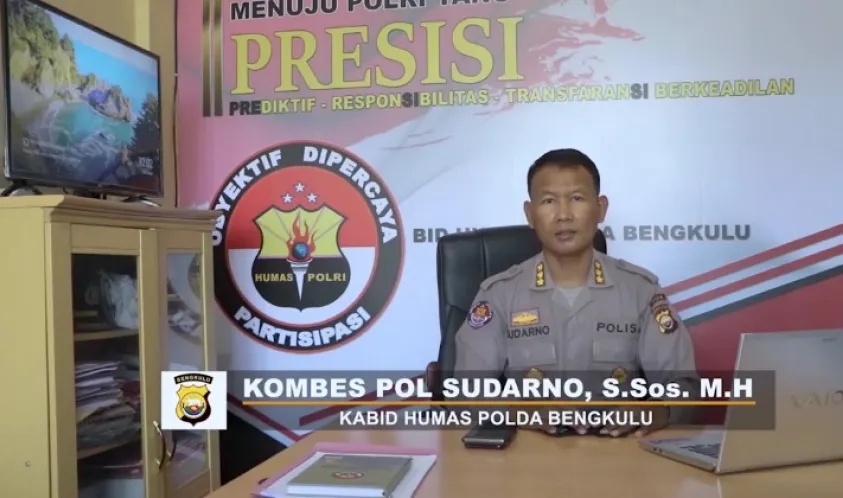 Kabid Humas Polda Bengkulu, Kombes Pol Sudarno