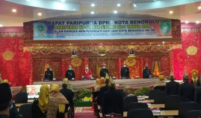 DPRD Gelar Paripurna Istimewa HUT Kota Bengkulu ke-302