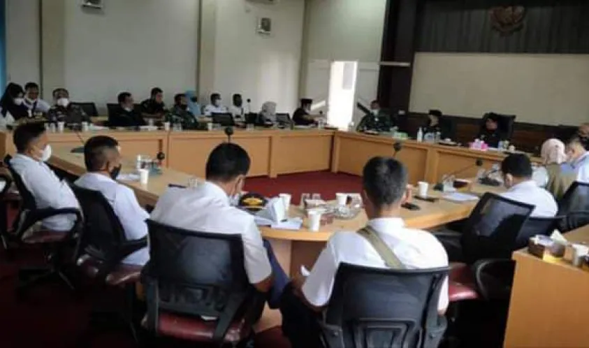 Pemerintah Kabupaten Lebong Gelar Rapat Evaluasi Penanganan Covid-19