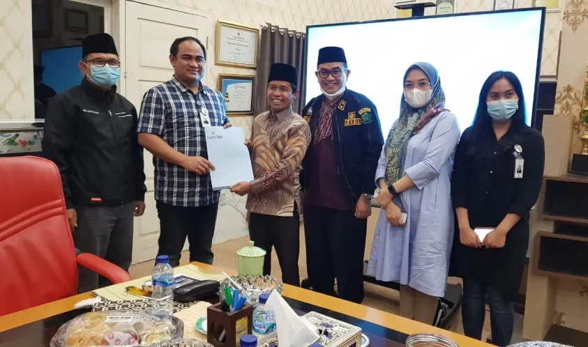 Bupati Lebong Kopli Ansori Terima Kunjungan Audiensi Perwakilan Bank Jabar Banten