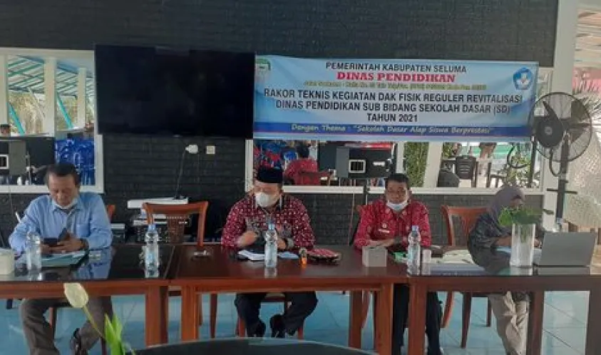 Wabup Seluma Hadiri Acara Rakor Teknis Kegiatan DAK Fisik Reguler Revitalisasi Dinas Pendidikan